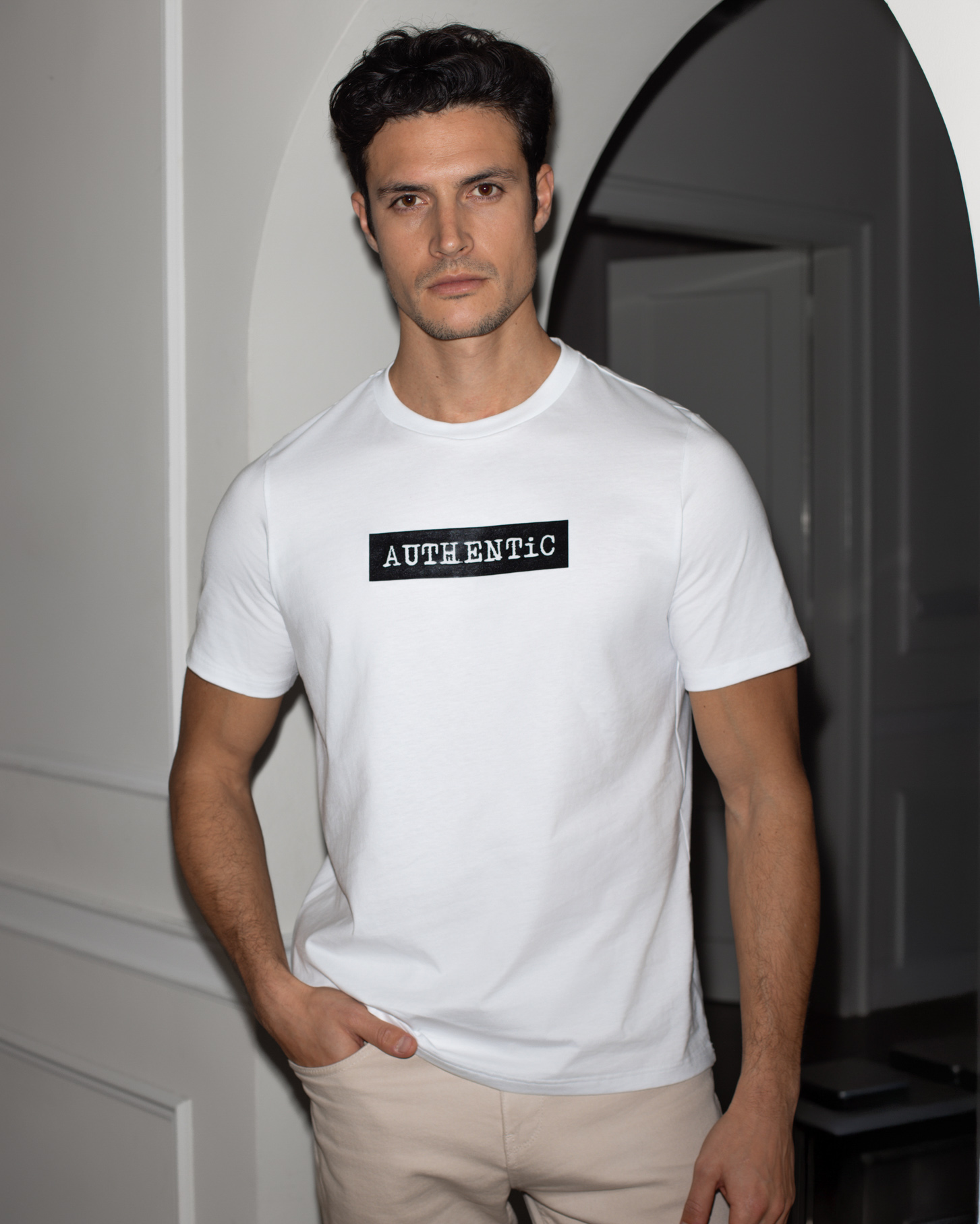 Majica klasik fit Black Label