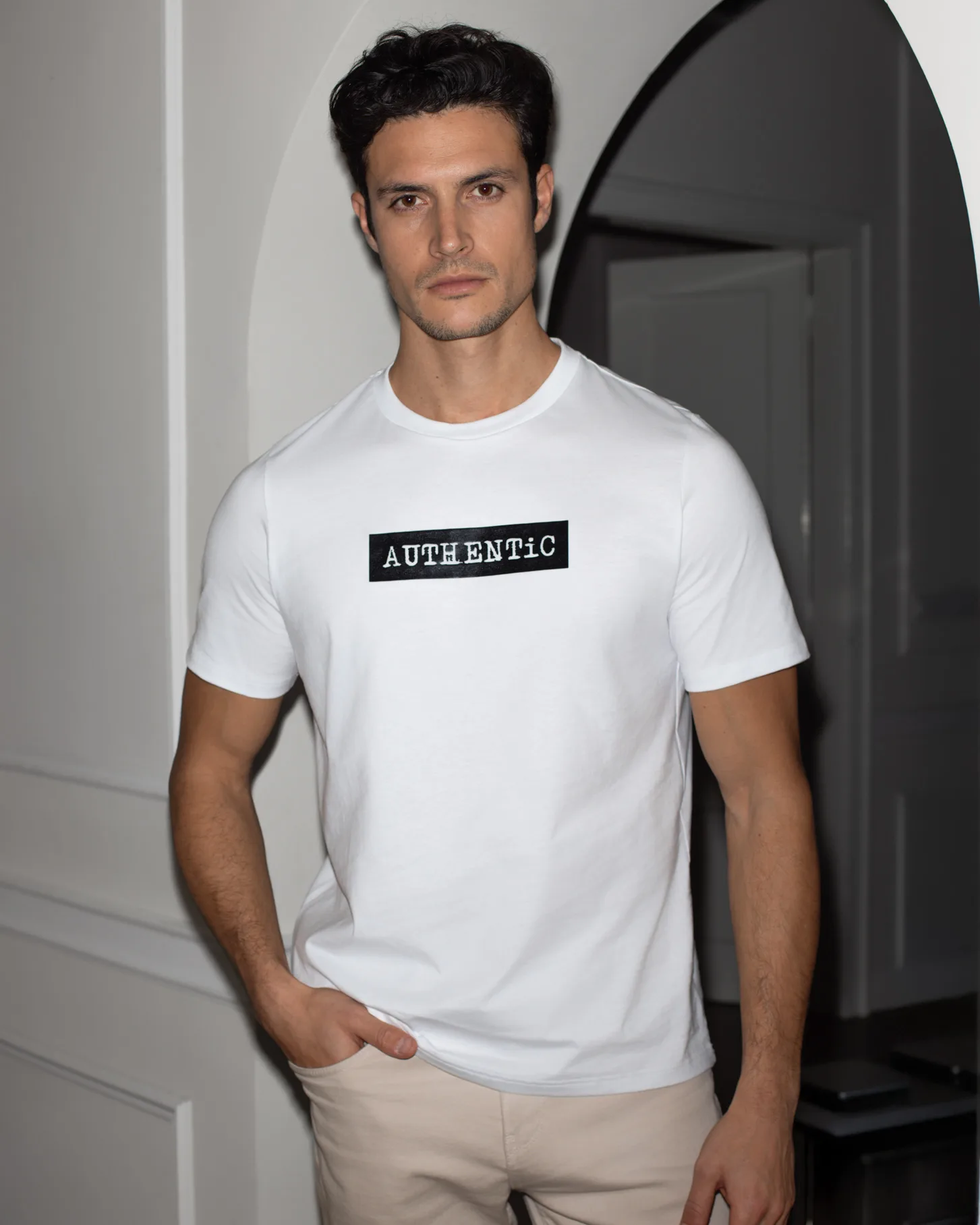 Majica klasik fit Black Label